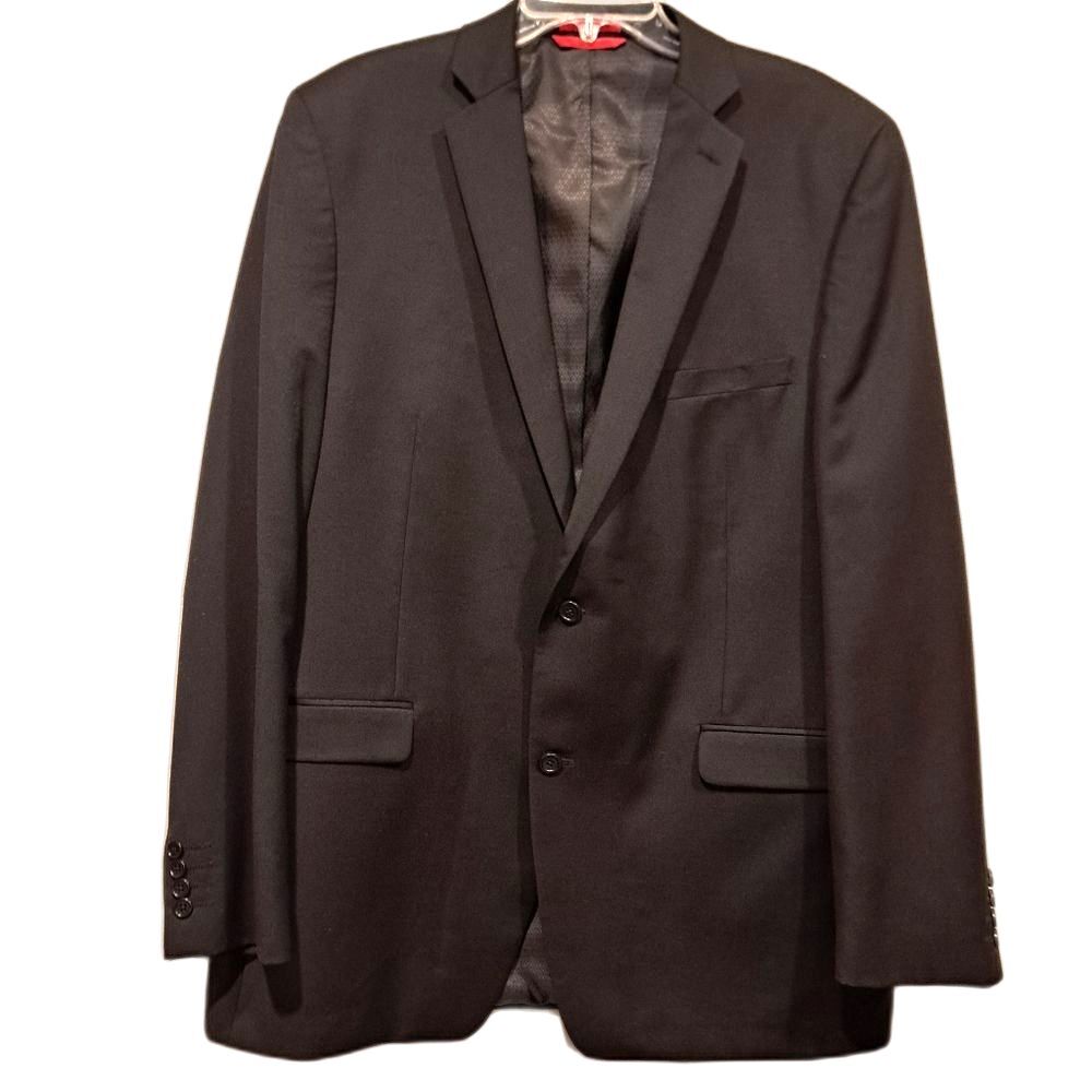 Alfani Slim Fit 100% wool sport coat blazer suit jacket men's sz 46L formal work